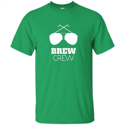 I'm The Brew Crew Groom Wedding Male T-Shirt Irish Green