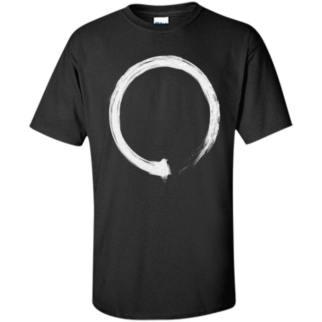 Zen Enso White T-shirt Black