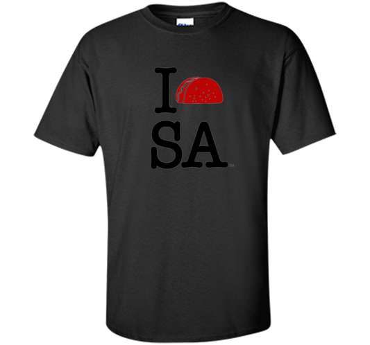 I Taco SA T-Shirt (San Antonio, TX) shirt Black