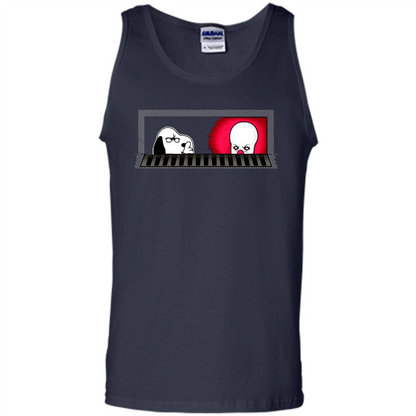 Movie T-shirt Snoopy Vs It T-shirt Navy