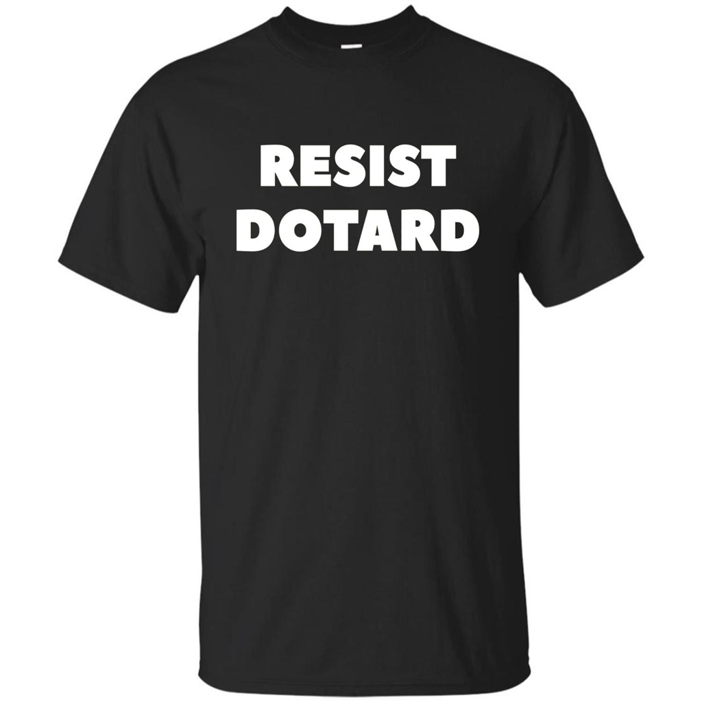 American President T-shirt Resist Dotard T-Shirt Black