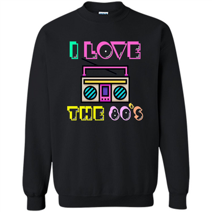 I Love The 80's T-shirt Black