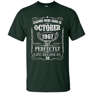 Legends Were Born In October 1967 T-shirt