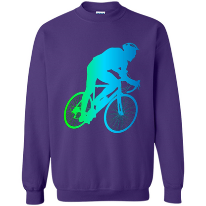 Bike Rider T-shirt Colorful Bicycle Biking Lover T-shirt Orange