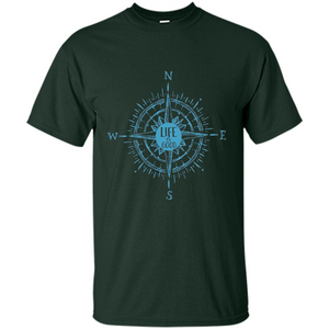 Life is Good - Compass Rose Nautical Sailing T-shirt