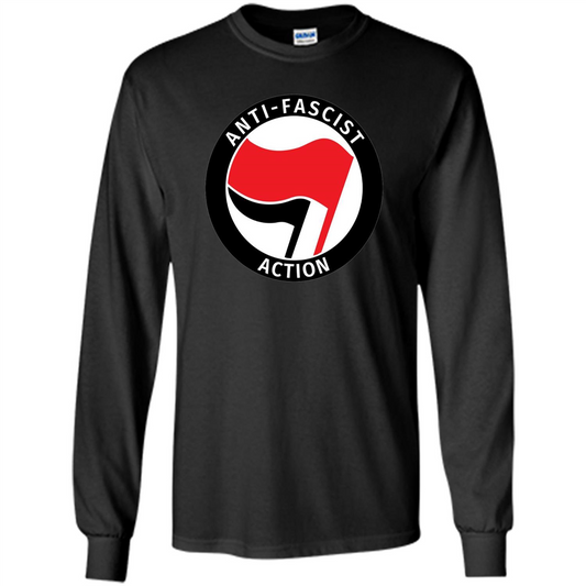 Anti - Fascist Action T-shirt Black