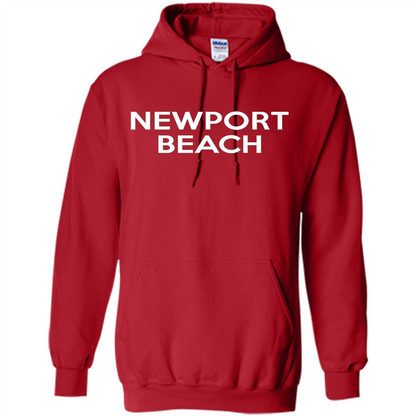 Newport Beach - California T-shirt Red