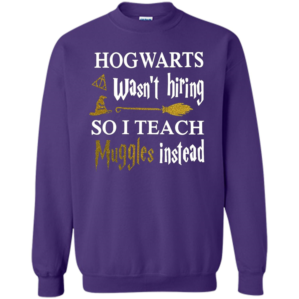 I Teach Muggles Instead T-shirt Purple