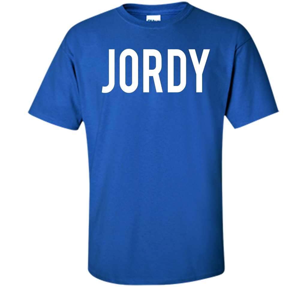 Jordy T Shirt - Cool new funny name fan cheap gift tee shirt Royal