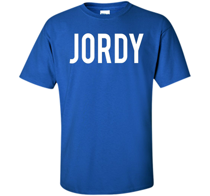 Jordy T Shirt - Cool new funny name fan cheap gift tee shirt Royal