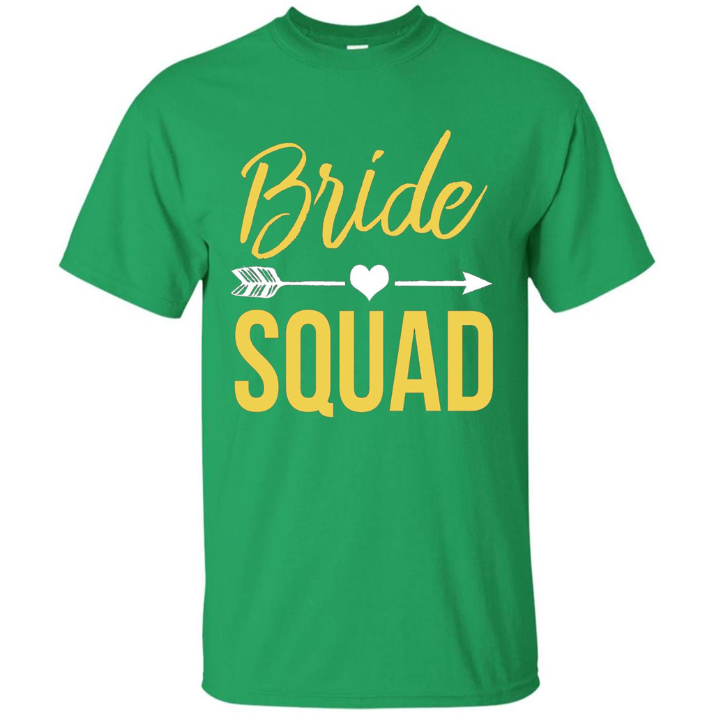 Bachelorette Party T-Shirts Bridesmaids Bride Squad T-Shirt Irish Green