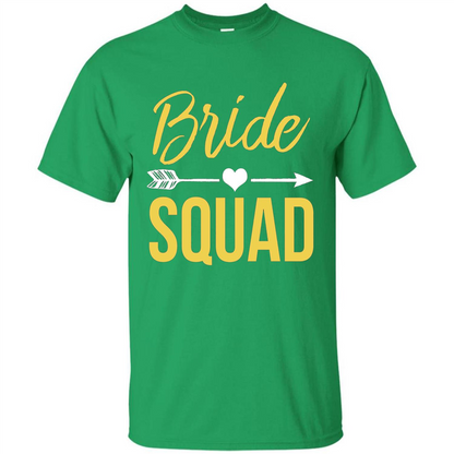 Bachelorette Party T-Shirts Bridesmaids Bride Squad T-Shirt Irish Green