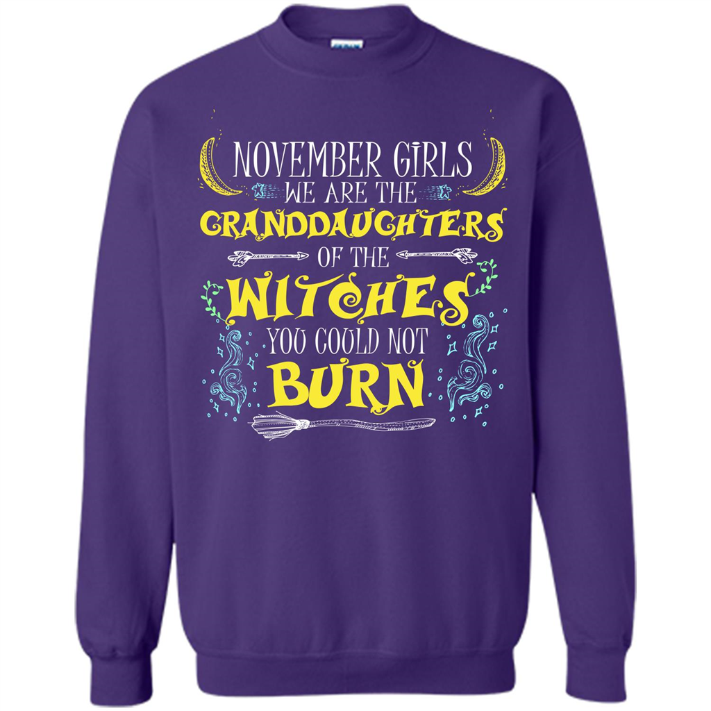 Halloween T-shirt November Girls T-shirt Orange