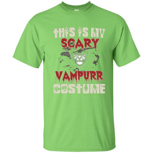 Halloween T-shirt This Is My Vampurr Costume T-Shirt