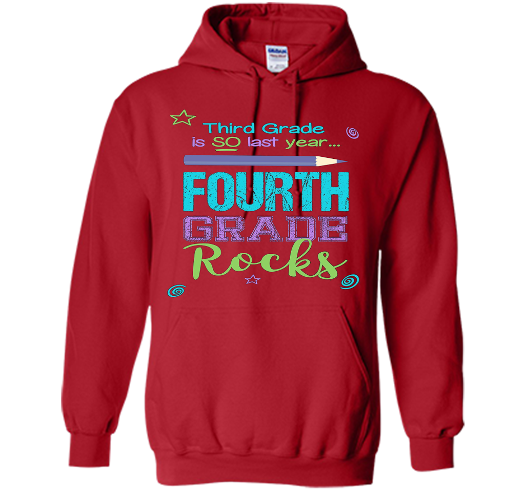 Fun Fourth Grade Rocks TShirt: 3rd Grade Is So Last Year Tee shirt Red