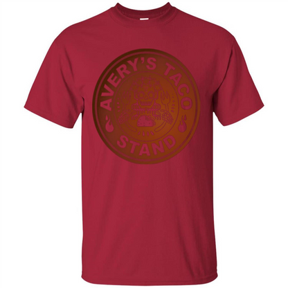 Avery's Taco Stand Bronze T-shirt Cardinal
