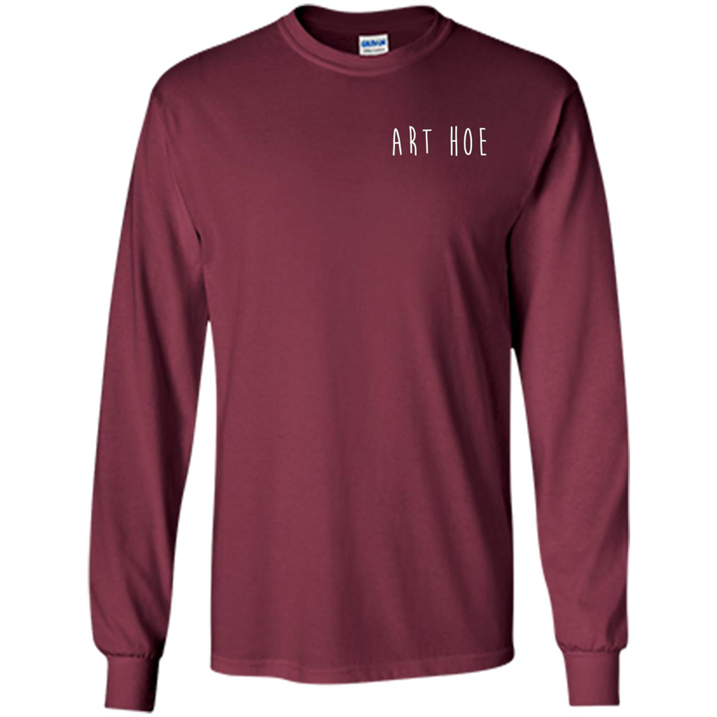 Art Hoe T-shirt Maroon