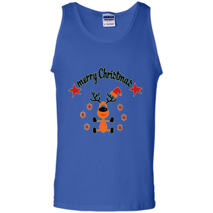 Snowman T-shirt Merry Christmas Royal