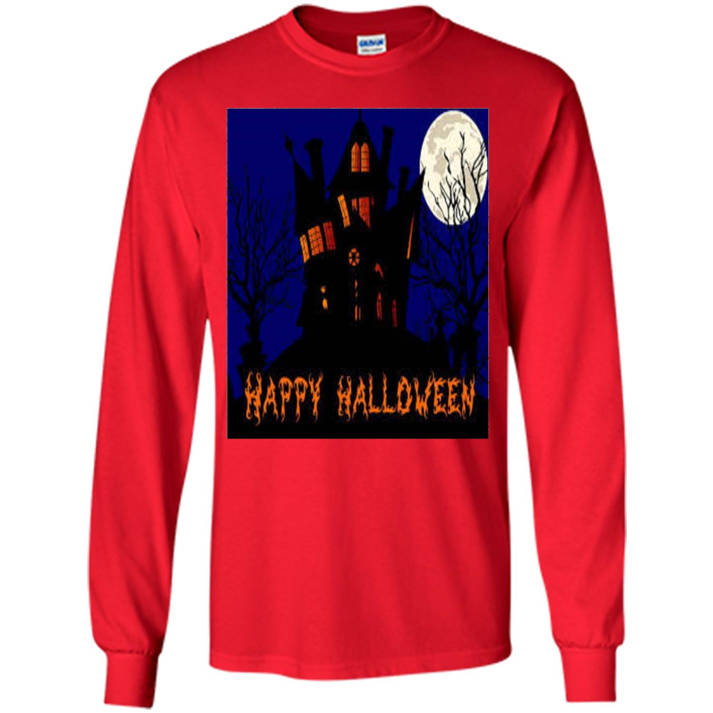 Happy Halloween T-shirt Haunted House