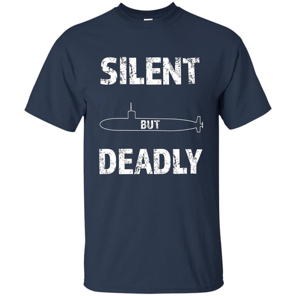 Submariners T-shirt Silent But Deadly T-shirt Navy