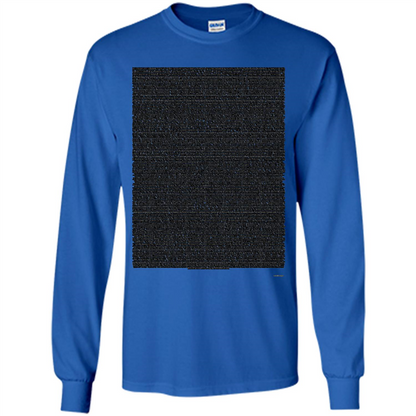 Bee Movie Script T-shirt Royal
