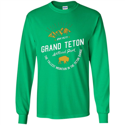 Grand Teton National Park T-shirt Irish Green