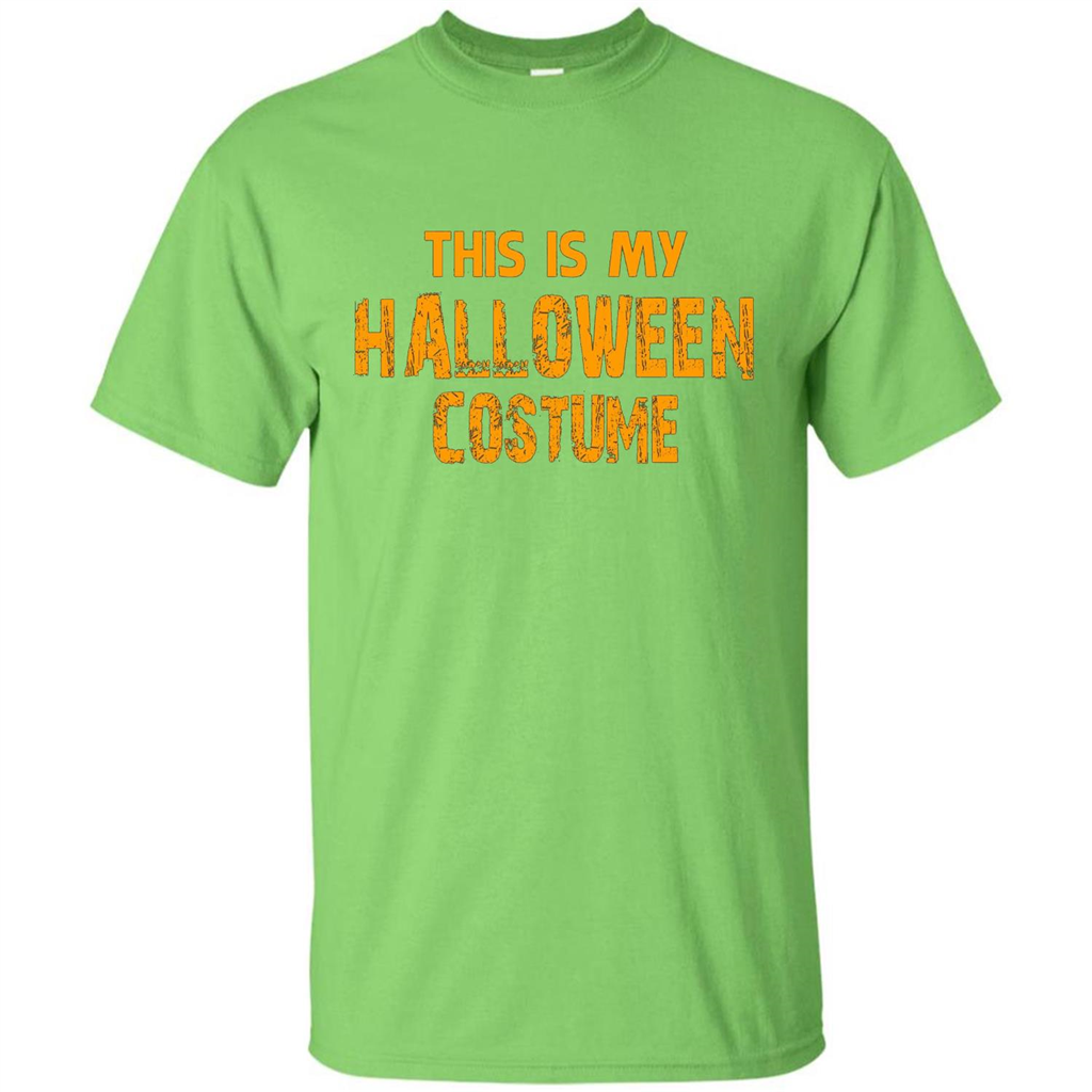 This Is My Halloween Costume T-shirt Lime