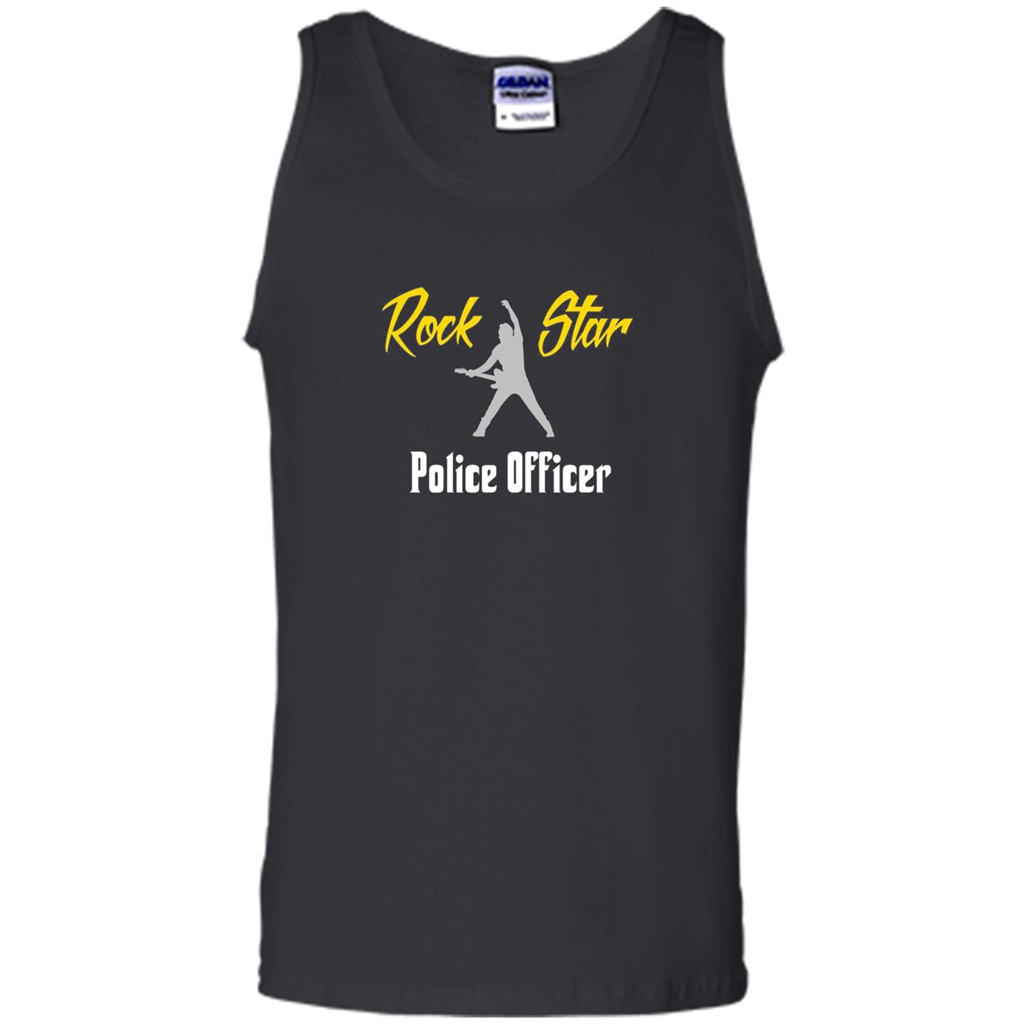 This Guy Is A Rock Star Police Officer T-shirt Black