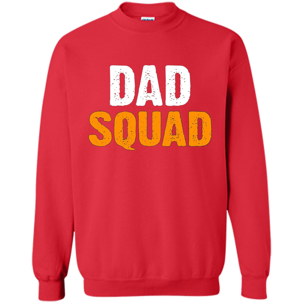 Fathers day T-shirt DAD Squad Funny T-Shirt Red