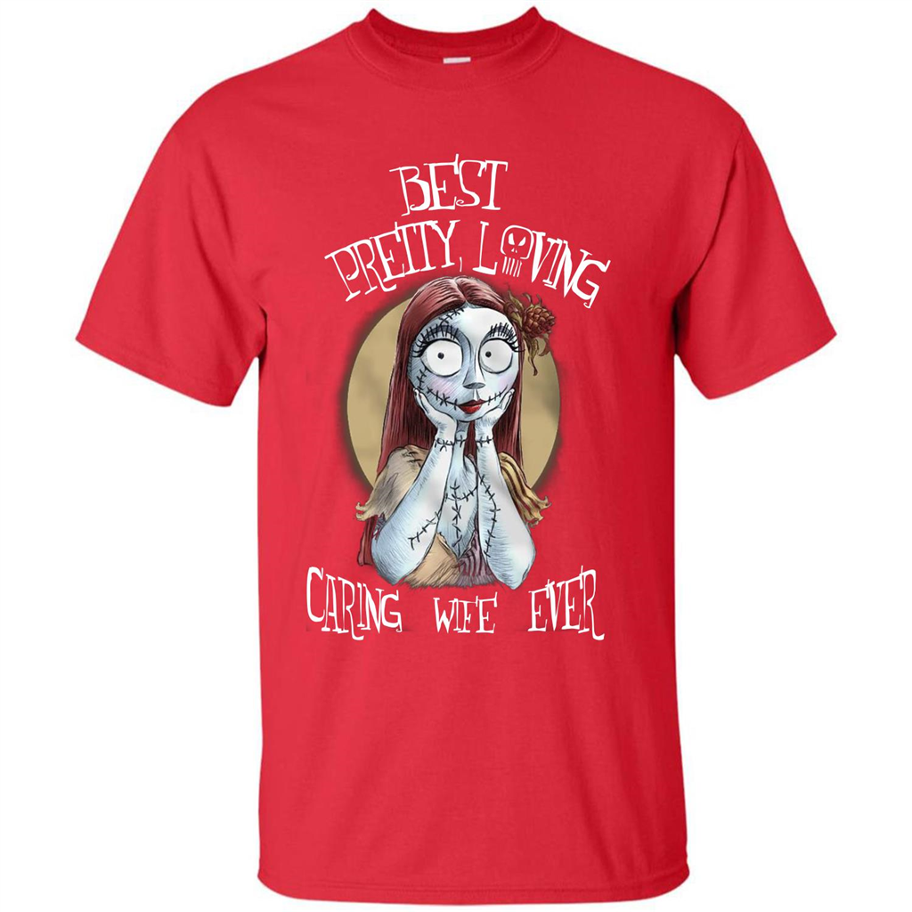 Halloween T-shirt Best Pretty Loving Caring Wife Ever T-shirt Red