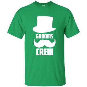 Grooms Crew T-shirt Funny Bachelor and Groom Party T-Shirt