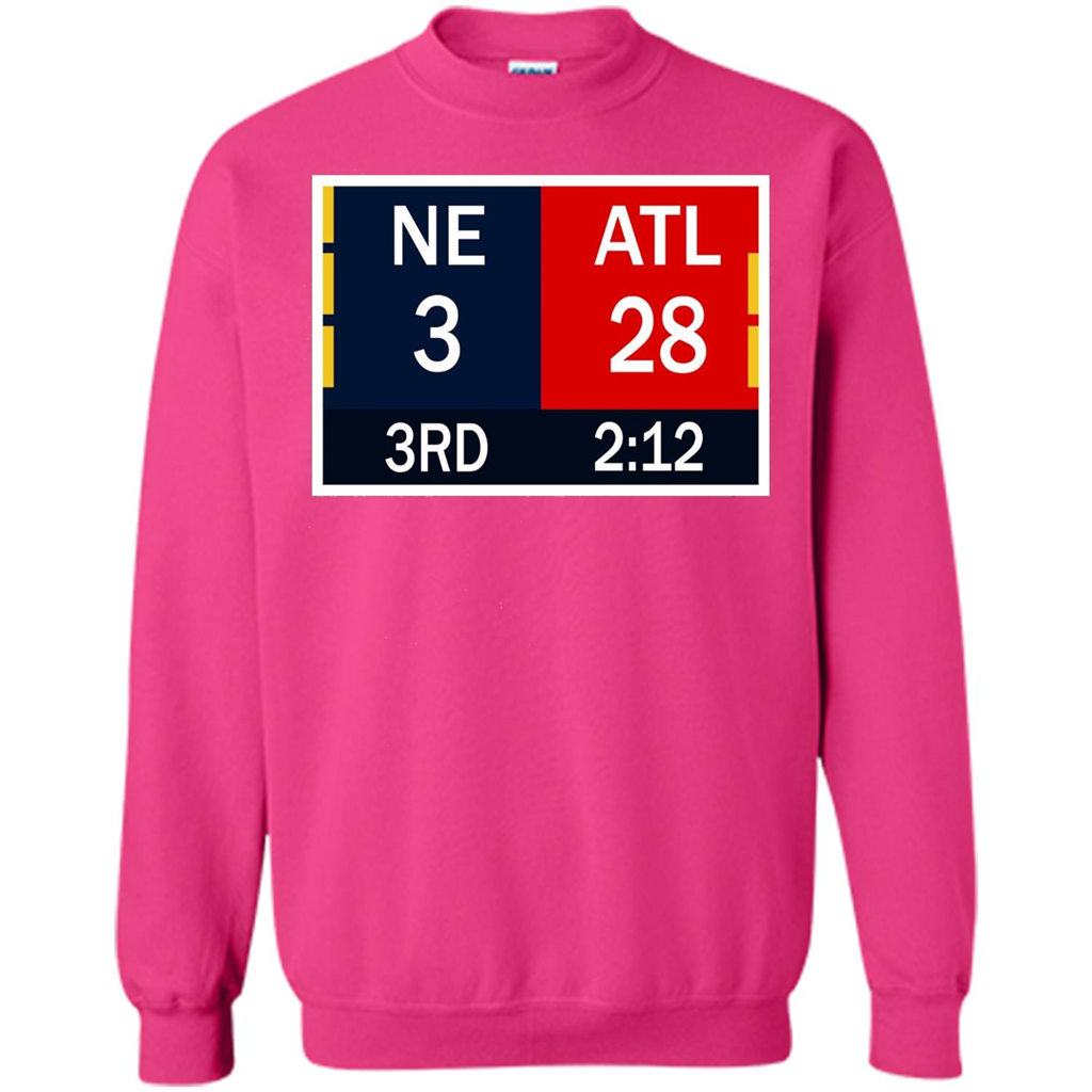 NE 3 ATL 28 Final T-shirt 2 Sides 1 Game Heliconia