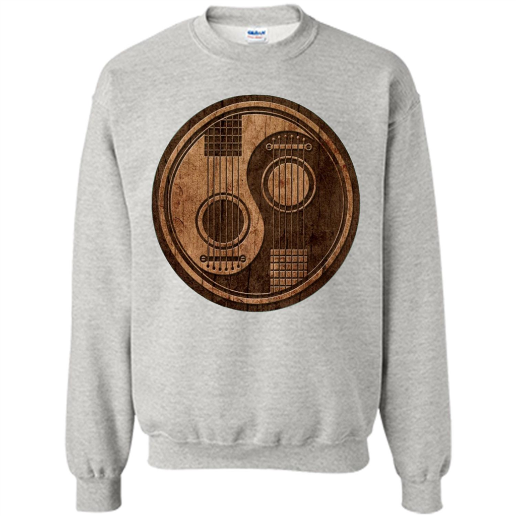 Best gift for Guitar T-shirt Guitar Ying-Yang Gift Ash