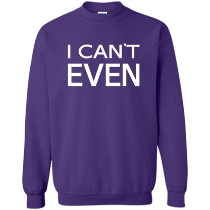 Yoga Workout Fitness Funny T-shirt I Can't Even Orange