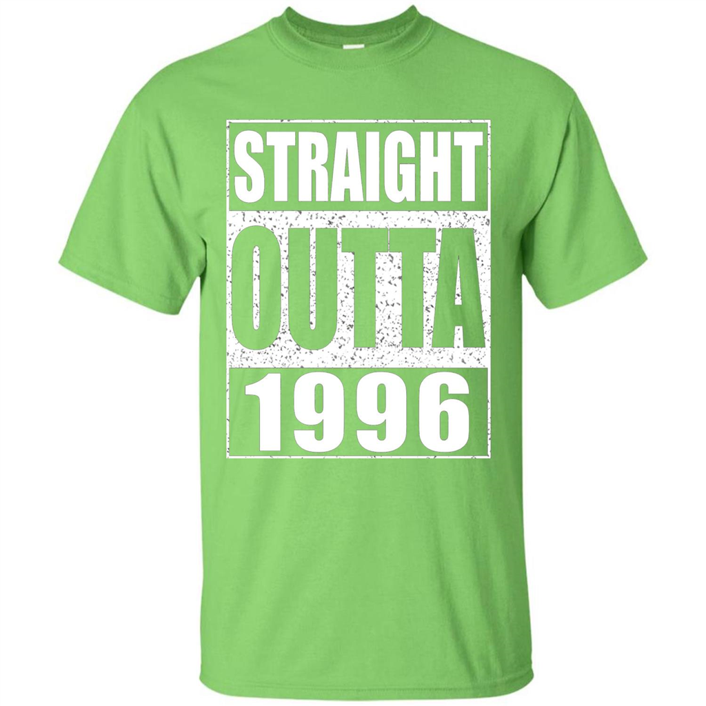 Straight Outta 1996 T-Shirt Born In 1996 Lime