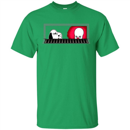Movie T-shirt Snoopy Vs It T-shirt Irish Green