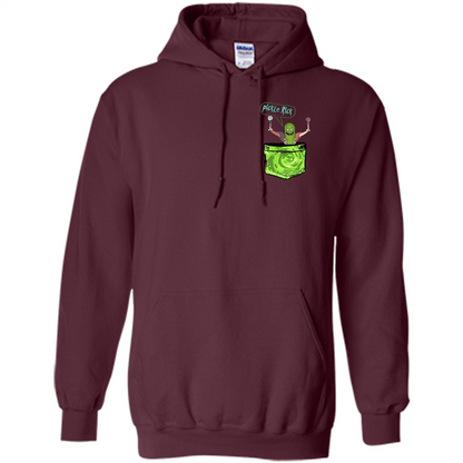 Pickle Rick T-shirt Maroon