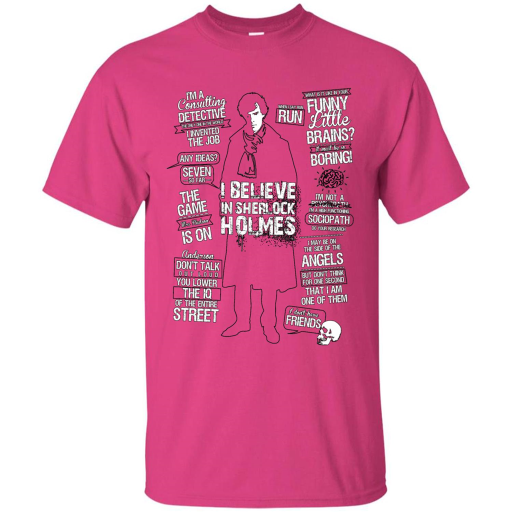 Detective Quotes To A Great Mind Nothing Is Little T-shirt Heliconia