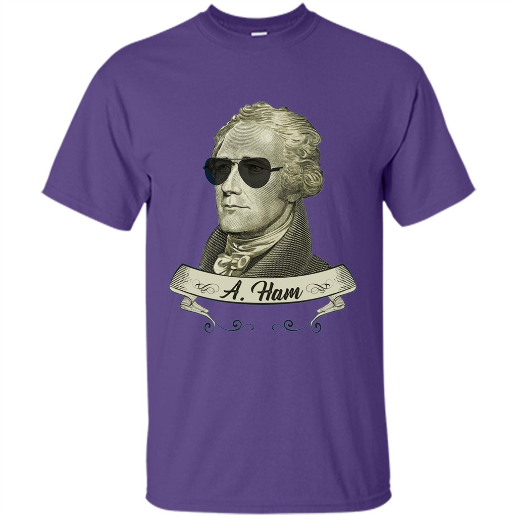 Cool Sunglasses T-shirt Funny Hamilton T-shirt Purple