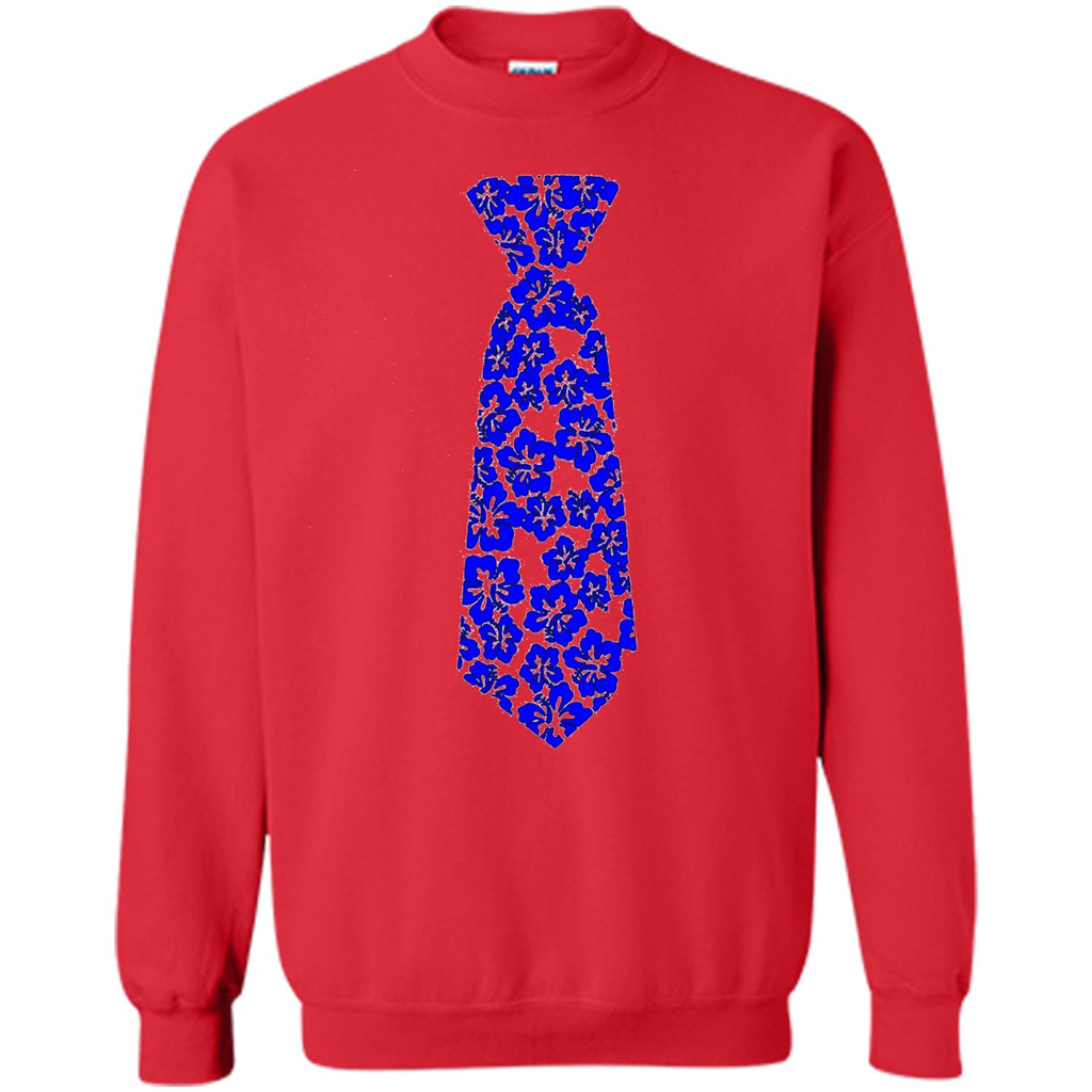 Hawaiian T-shirt Floral Tie
