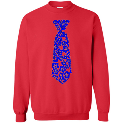 Hawaiian T-shirt Floral Tie