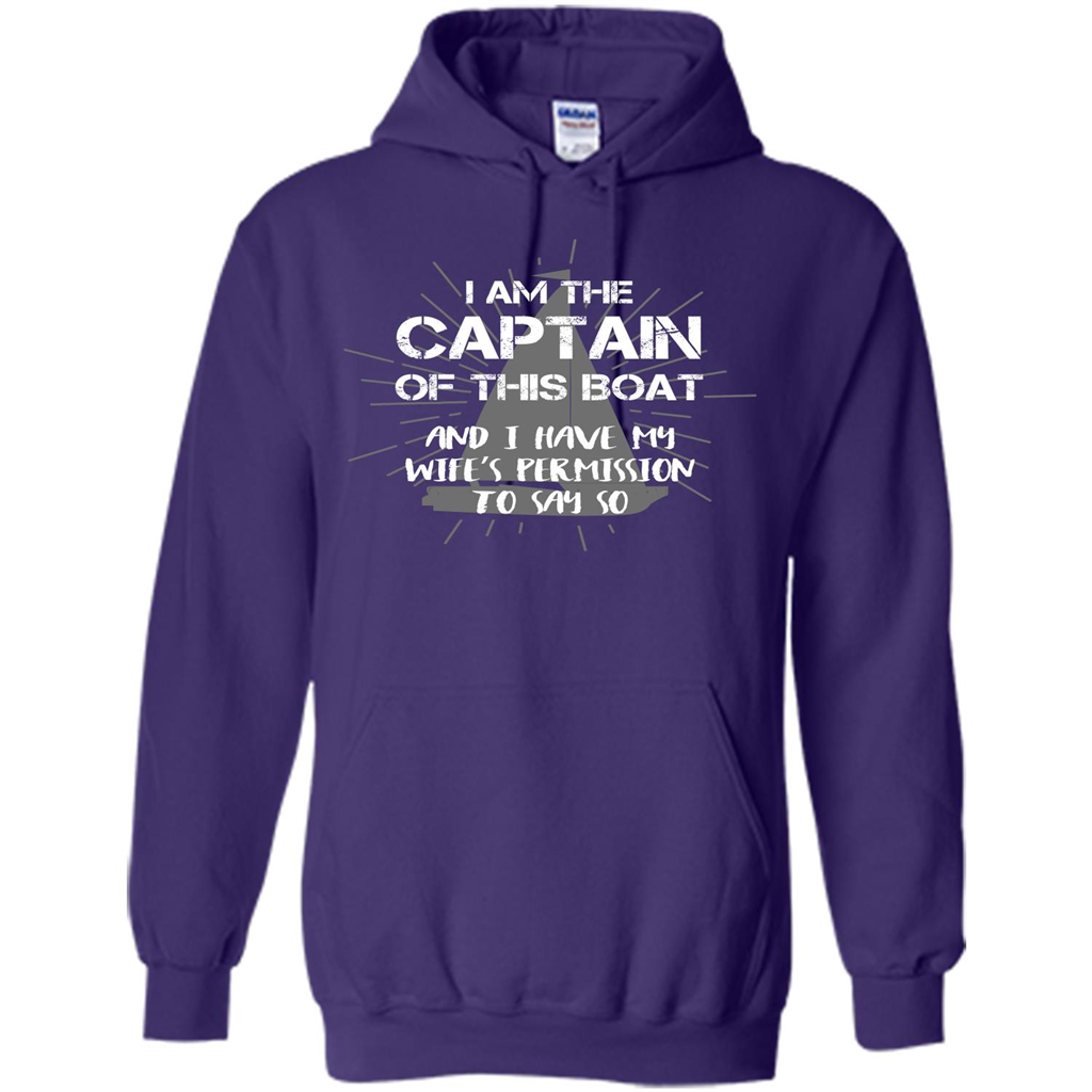 I Am The Captain Of This Boat Purple