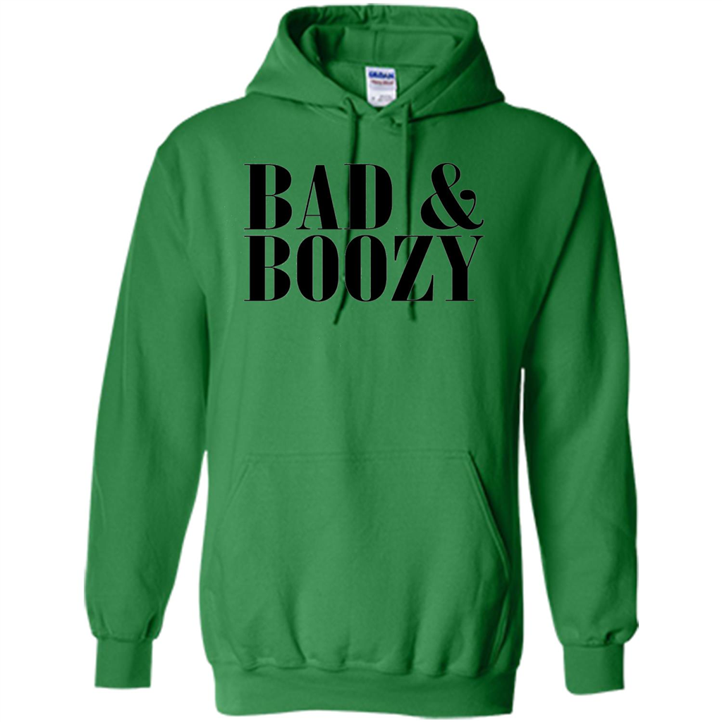 Bad And Boozy T-shirt Summer Beer Funny T-shirt Irish Green