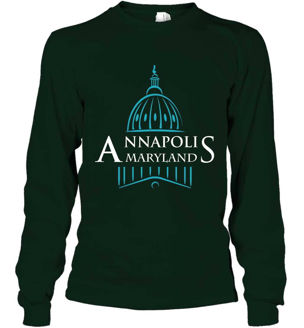 Anna Polis Maryland Shirt Long Sleeve T-Shirt Long Sleeve T-Shirt Forest Green