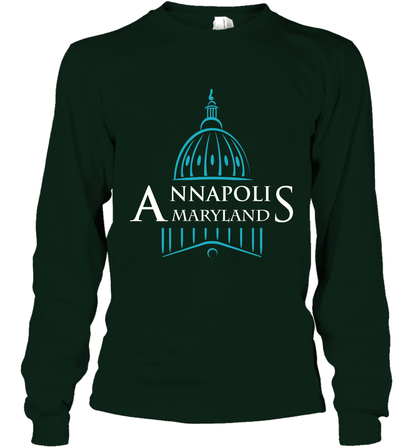 Anna Polis Maryland Shirt Long Sleeve T-Shirt Long Sleeve T-Shirt Forest Green