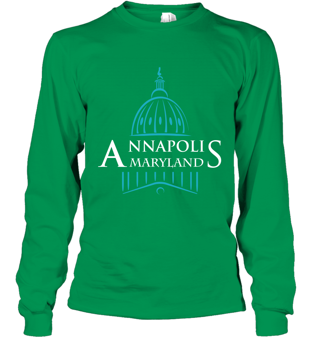 Anna Polis Maryland Shirt Long Sleeve T-Shirt Long Sleeve T-Shirt Irish Green