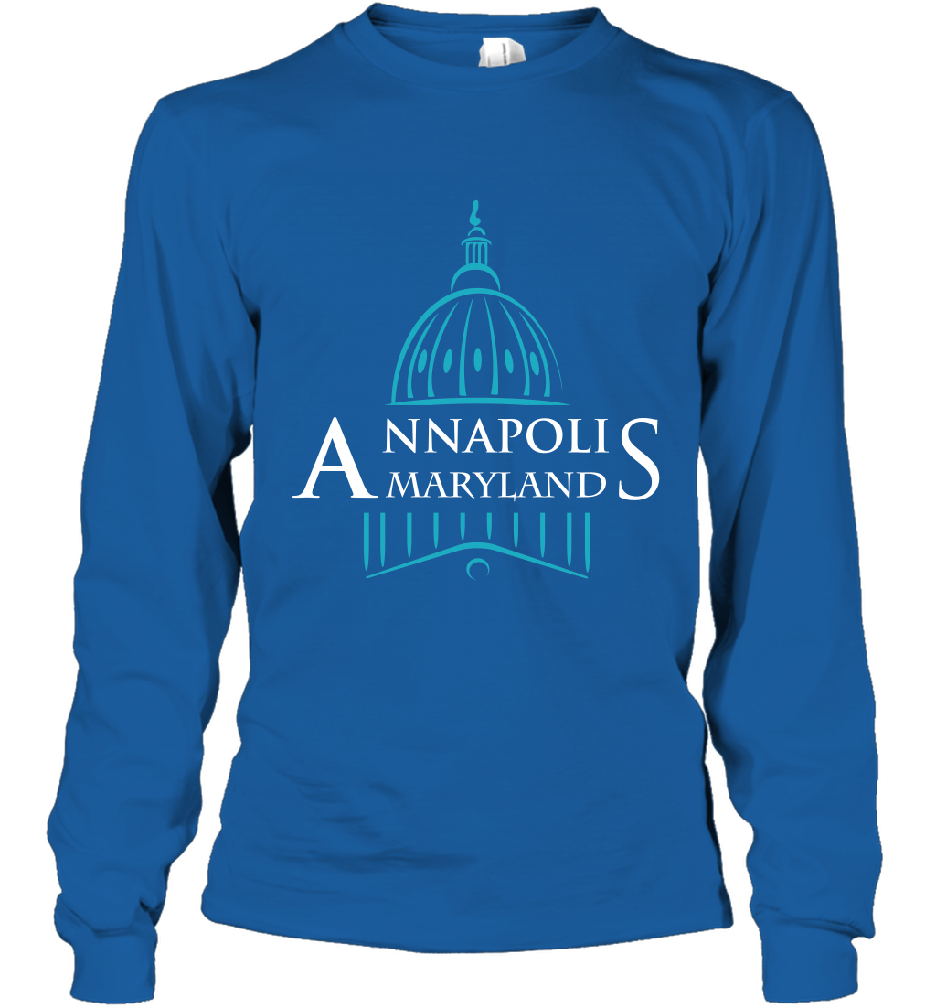 Anna Polis Maryland Shirt Long Sleeve T-Shirt Long Sleeve T-Shirt Royal