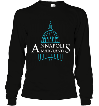 Anna Polis Maryland Shirt Long Sleeve T-Shirt Long Sleeve T-Shirt Black