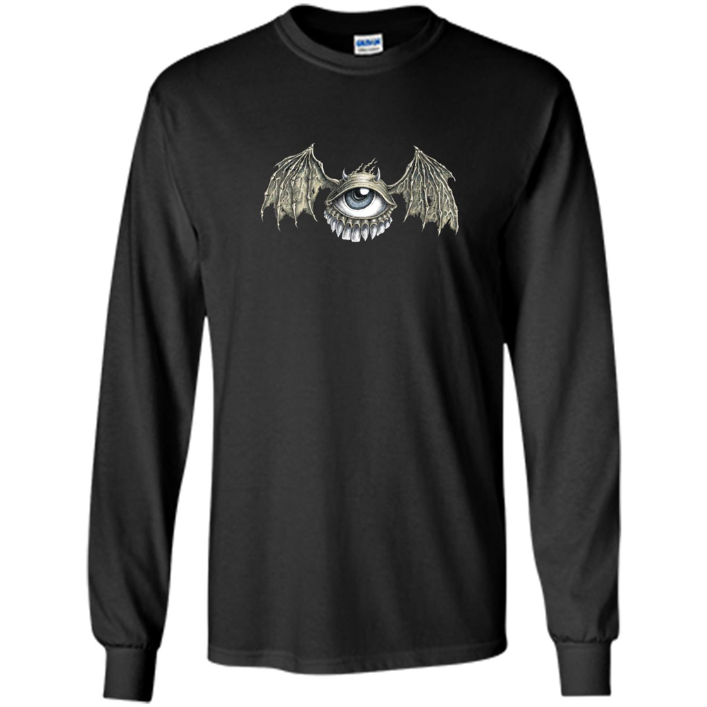 Eyebat T-shirt Scary Halloween Tshirt Black