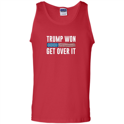 Trump Won - Get Over It T-shirt Red
